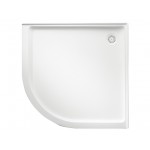 Flinders Polymarble Curved  914x914 White